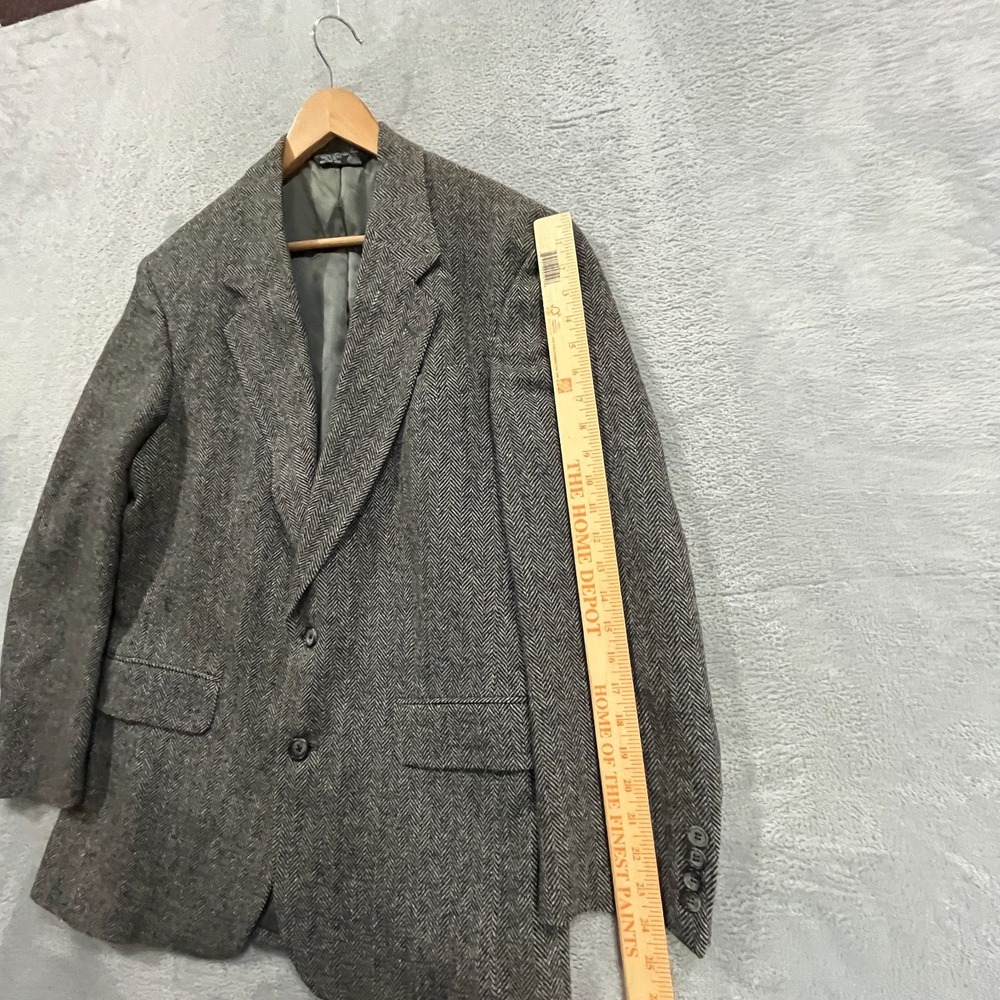 Vintage John‎ Alexander Blazer Mens 38R Wool Tweed 2 Button 90s Preppy - Picture 8 of 13